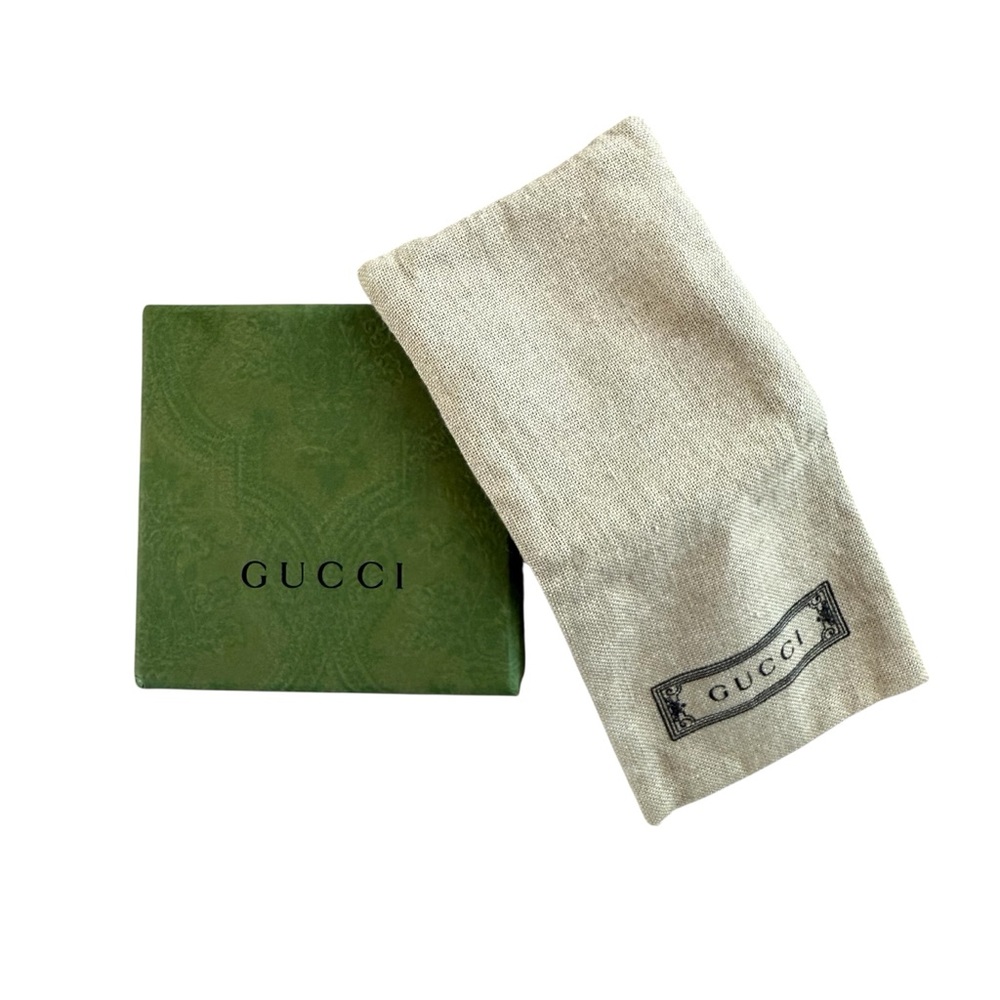 Gucci Green Embossed Empty Box with Dustbag